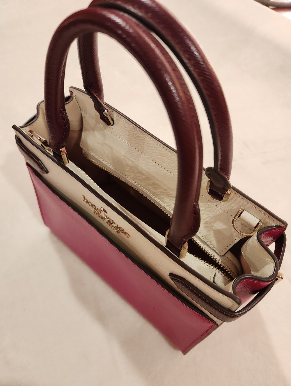 Kate Spade Staci Colorblock Saffiano Leather Small Satchell, NWOT - Picture 5 of 10